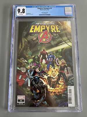 Empyre: Avengers #0 CGC 9.8 Larraz Variant Cover White  Pages