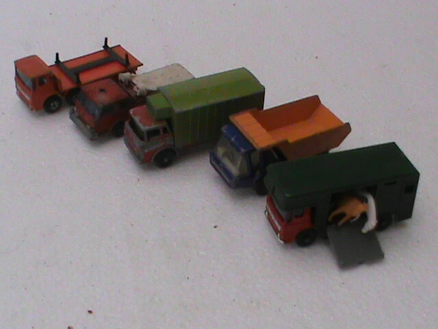 Un lot de 2 camions miniatures made in Germany au H0 HO 1/100e