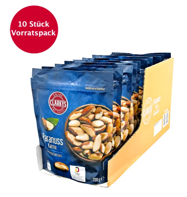 10 x 200 g semi di Paranus Clarkys confezione da 2 kg