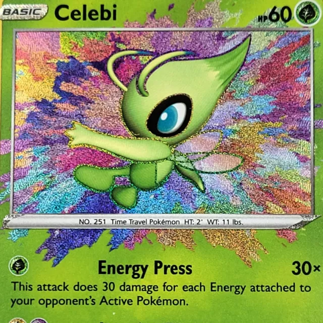 1x Celebi 009/185 Vivid Voltage x1 Amazing Rare Holo Pokemon TCG Card