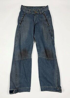 Levis engineered 718 W30 L32 tg 44 jeans usato uomo relaxed boyfriend blu T6115