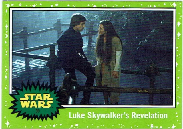 Star Wars Journey to the Rise of Skywalker Topps Green Parallel Base Card #30