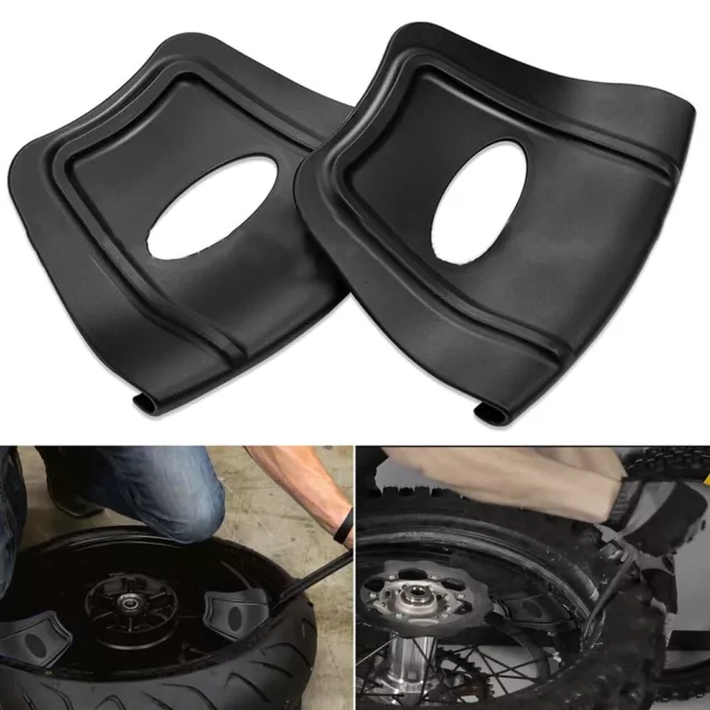 Pour outil de changement de pneu de scooter 2 pièces protection de jante de vé