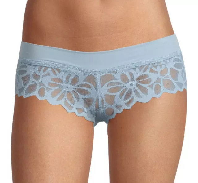 JCP Flirtitude® Blue Lace Boyshort Panty Panties Briefs Size L