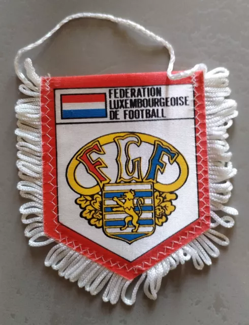 Fanion Vintage Football Luxembourg Federation Pays