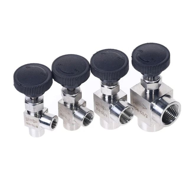 2022 Ago valvola ad ago 1/2 1/8 1/4 3/8 pollici 1PZ 915 PSI accessori angolo retto