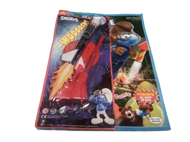 DIE SCHLÜMPFE SMURFS Magazin Heft Zeitschrift + Rakete Woooosh Nr. 8/24