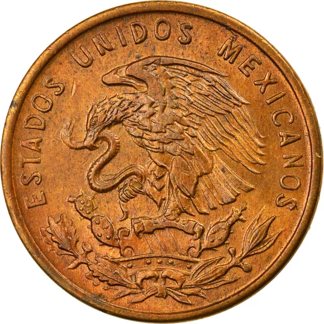 [#799690] Coin, Mexico, Centavo, 1950, Mexico City, VF(30-35), Brass, KM:417