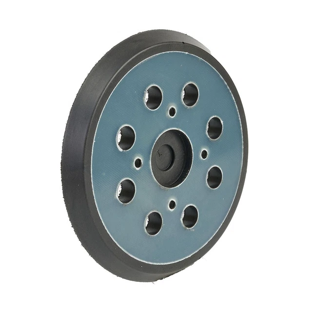 4 Plateaux De Ponçage 125mm Pour Ponceuse Orbitale - Mousse Souple Avec 8 Trous