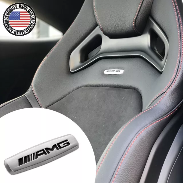 For Mercedes-Benz Car Suv Front Seat Back AMG Performance Sport Emblem 3D Badge