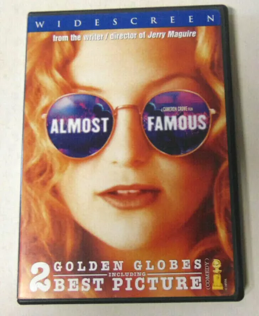 Almost Famous DVD Kate Hudson Billy Crudup Frances McDormand