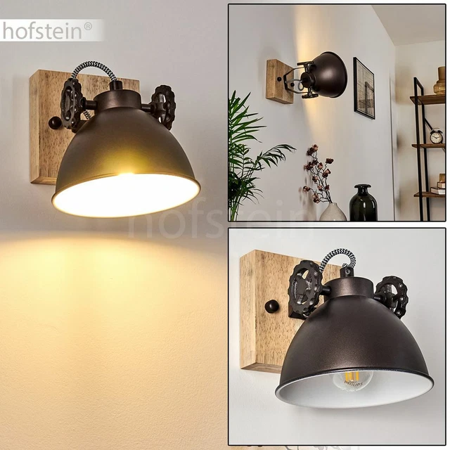 Applique Murale Vintage Hofstein - Métal Cuivre/marron - 1 Ampoule