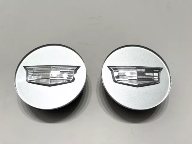 Set Of 2. Center Caps Cadillac 9597375  ATS CTS CT6 XT5 SRX XTS