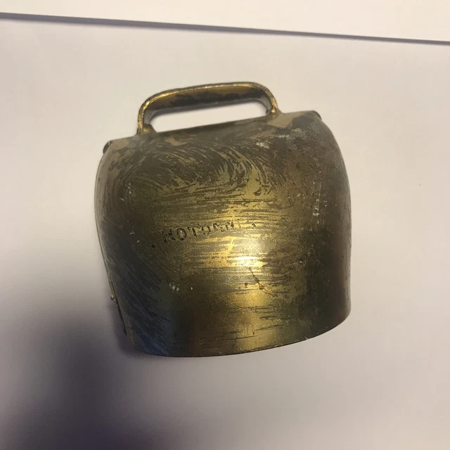 Ancienne Cloche De Vache 9 Cm - Sonnaille Vintage, Objet Déco Rustique