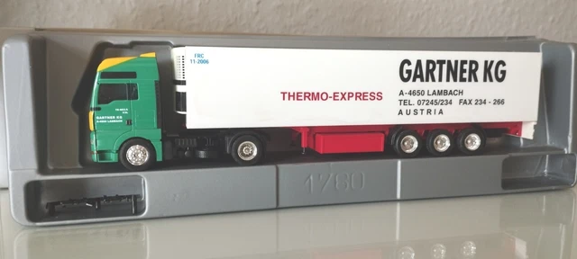 HERPA MAN KÜHLSATTELZUG Gartner KG 187 EUR 32,99 PicClick DE