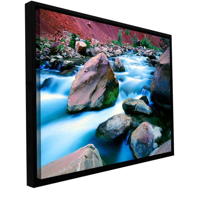 ArtWall Dean Uhlinger 'Virgin River Dusk Zion' Floater  Small