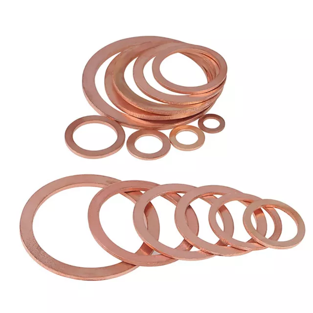 Flat Washers, Copper Sealing Rings, Washer, Gasket Washers M5,6,8,10,12 To M48