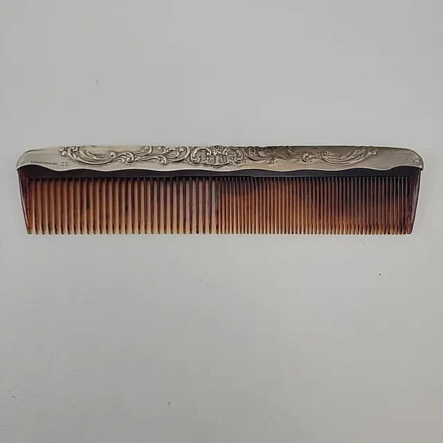 Vintage Gorham Sterling Silver Comb, 7.5 Inches long no. 23