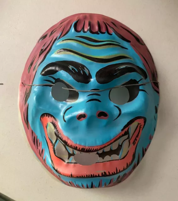VINTAGE & UNUSED Austin Art Monster Halloween Costume Mask - Unused ...