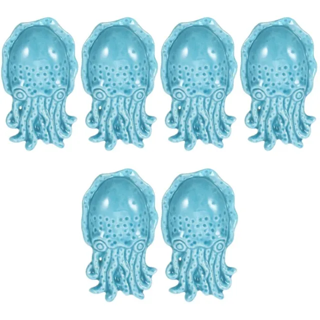 6 Pcs Dresser Handles Ceramic Octopus Knobs Cabinet Cupboard