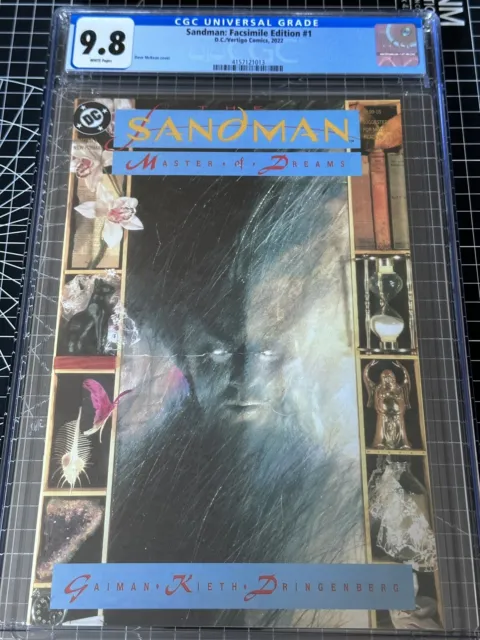 Sandman #1 - CGC 9.8 - Facsimile Edition - D.C Comics - 2022