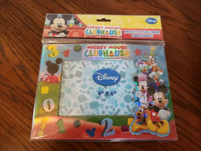 DISNEY'S MICKEY MOUSE & FRIENDS CLUBHOUSE MAGNETIC PICTURE FRAME - New