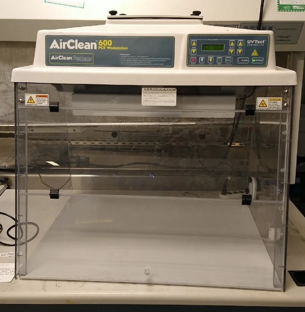 AirClean Systems 600 PCR Workstation AC632LFUVC-51504 UVTect Controller NLI