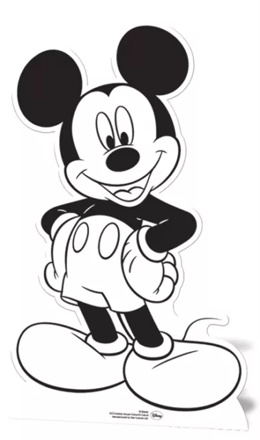 Mickey Mouse Color And Keep Recorte de Cartón Pintura / En Su Propio Recortado