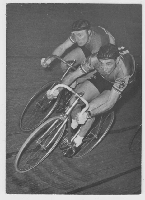 Fausto Coppi - Foto originale - In Pista al Vigorelli - Agenzia Farabola
