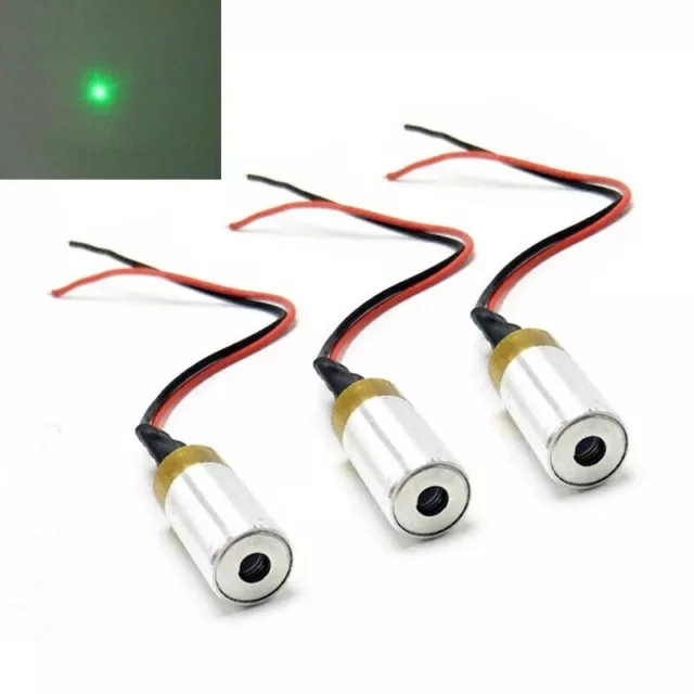 Industrial Lab 532nm 30mW Green Laser Diode Module Focus Dot Light 3-5V Driver