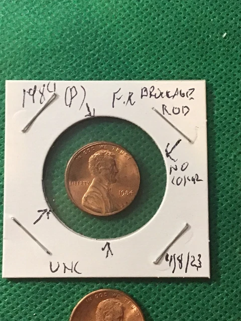 Error coin lot 1984 p brockage variety 10 total