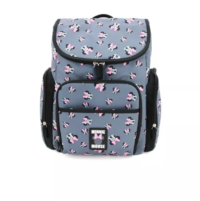 NEW Disney Minnie Mouse Backpack Diaper Bag with Adjustable Shoulder Straps
