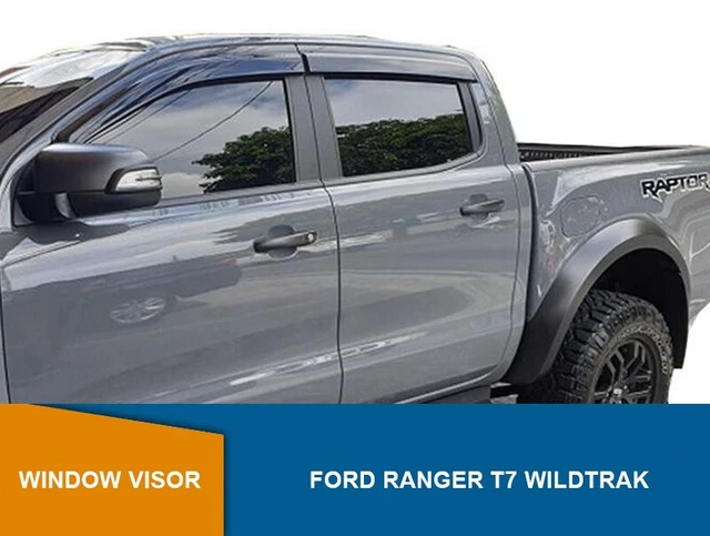 Ford Ranger Visiera Porta Nero