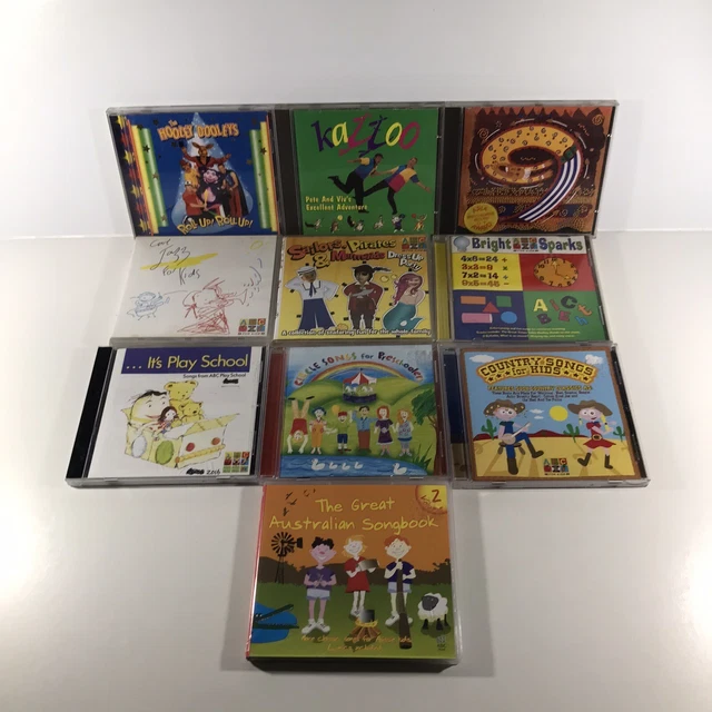 ABC FOR KIDS CD Bundle Lot 10 Albums Hooley Dooleys Kazzoo 9 Play ...