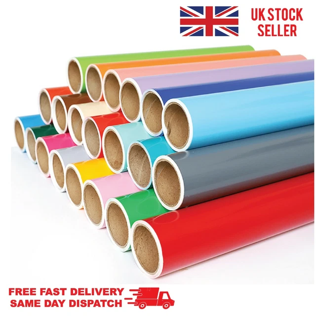 2.5M 5M 10M GLOSS WHTE VNYL FLM SELF ADHESVE KTCHEN CUPBOARD DOOR