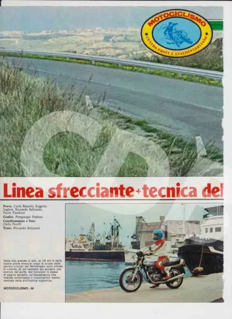 Pubblicita'  Advertising- Honda Cb 400N 1979-Maximoto Motogiapponesi Epoca