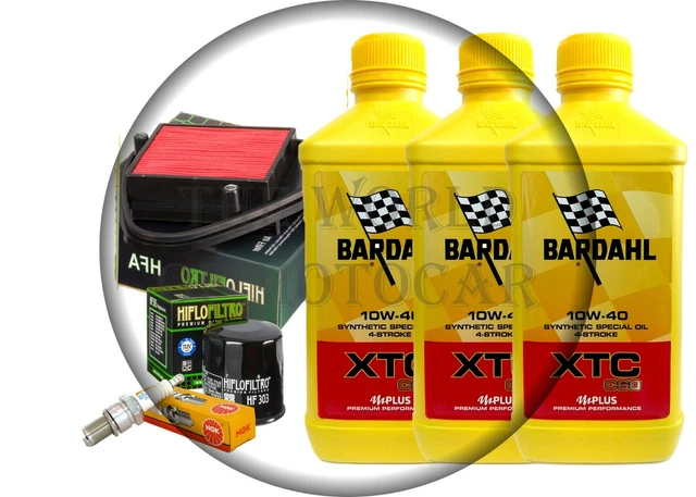 KIT TAGLIANDO 3 LITRI OLIO BARDAHL XTC C60 15w50 + 2 FILTRI KTM SXS 540