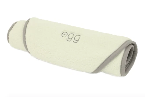 Cubierta de colchón sherpa para carrycot de huevos - gris
