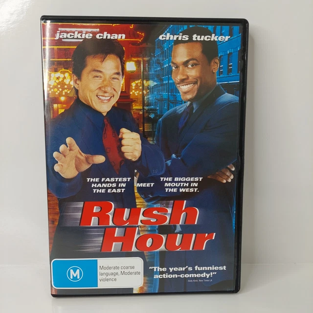 RUSH HOUR 1 2 & 3 Trilogy PAL Region 4 DVD Jackie Chan Chris Tucker (3 ...