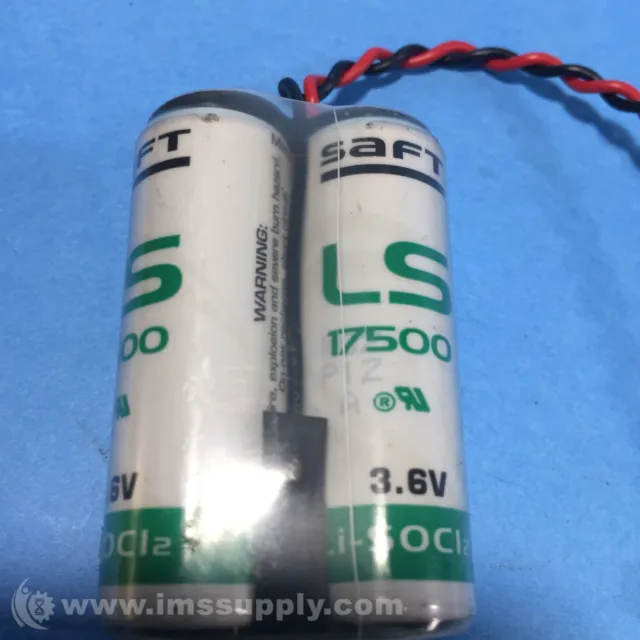 Saft LS 17500 Case of 2 Batteries, 3.6 V, A, Lithium, 3.6 Ah USIP