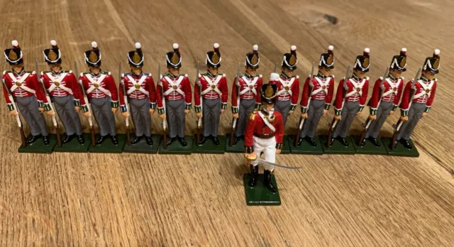 Britains Redcoat Toy Soldiers-Lot -54th Regiment of Foot -Excellent Condition!