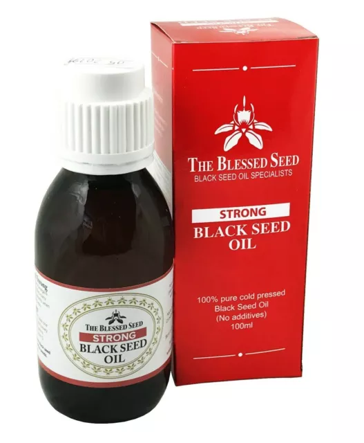 Aceite de semilla negro The Blessed fuerte 100 ml - aceite de semilla de comino negro puro