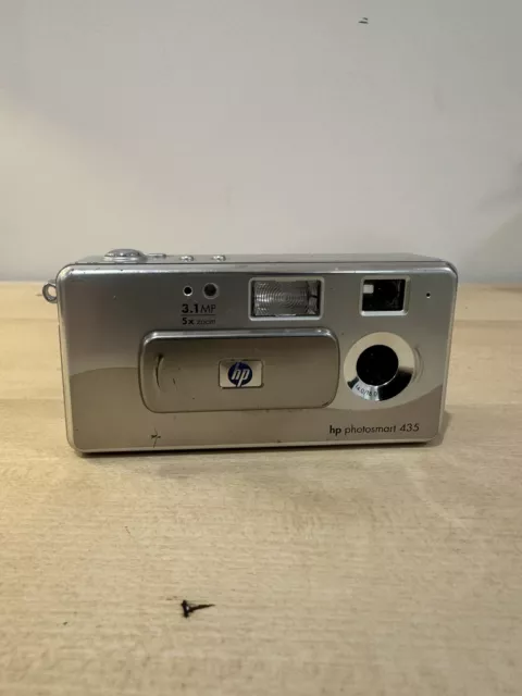 HP Digital Camera Photosmart 435 3.1MP Silver Tested And Working