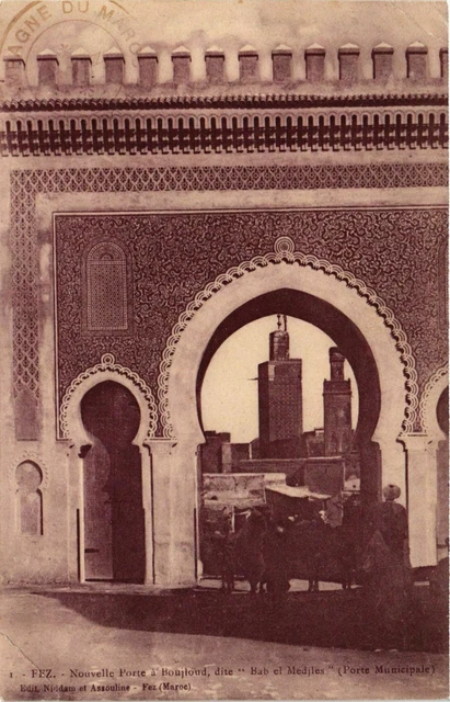 CPA AK FEZ - Nouvelle Porte de Boujeloud MAROC (796349)