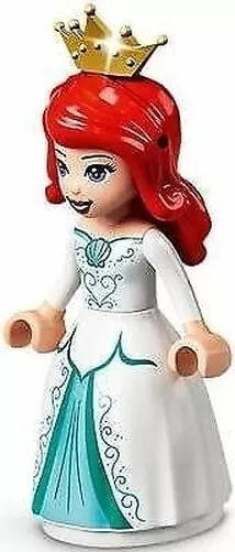 Disney Princess LEGO Minifigura Ariel Blanco De Muñeca Minifig 43191 Collectable