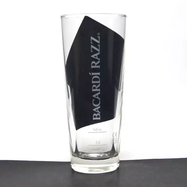 Bacardi Razz Rum Glas Longdrink 2cl 4cl Gläser 2