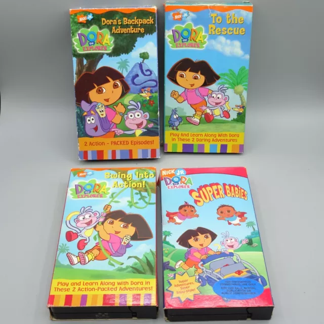 LOT OF 4 Dora the Explorer VHS Nick Jr. PRE-TESTED & PLAYS WELL😃 £19.25 ...