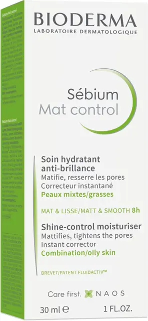 Bioderma SÉBIUM Mat Control Matifie Et Lisse Peaux Sensibles Mixtes - 30 Ml 3