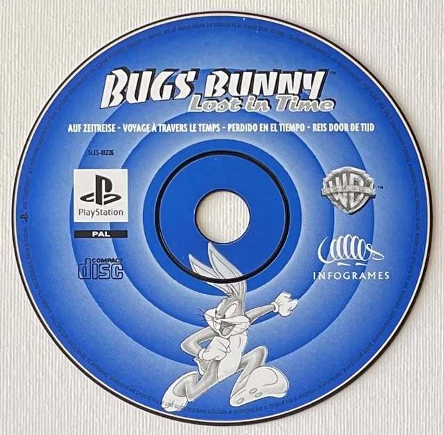 BUGS BUNNY LOST In Time PAL Sony PlayStation PS1 gioco PSOne GRATIS P&P ...