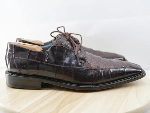 MEN MEZLAN PLATINUM GRAND GENUINE OSTRICH Oxford Shoes 11 M  display picture 3